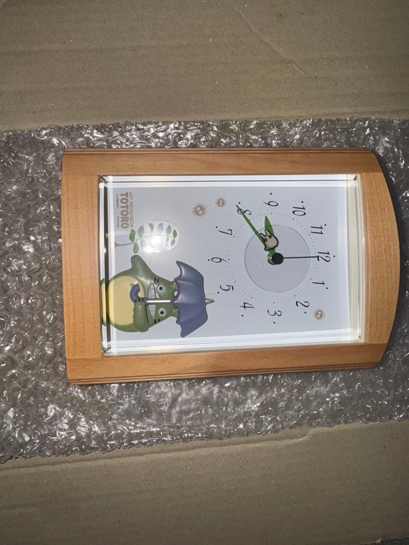 【新品未使用品】となりのトトロ オルゴール目覚まし時計 4RM752MN06