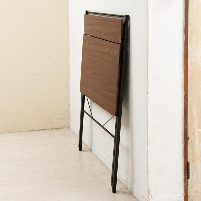 【新品・送料無料】80cm◎棚付折りたたみワークデスク テーブル