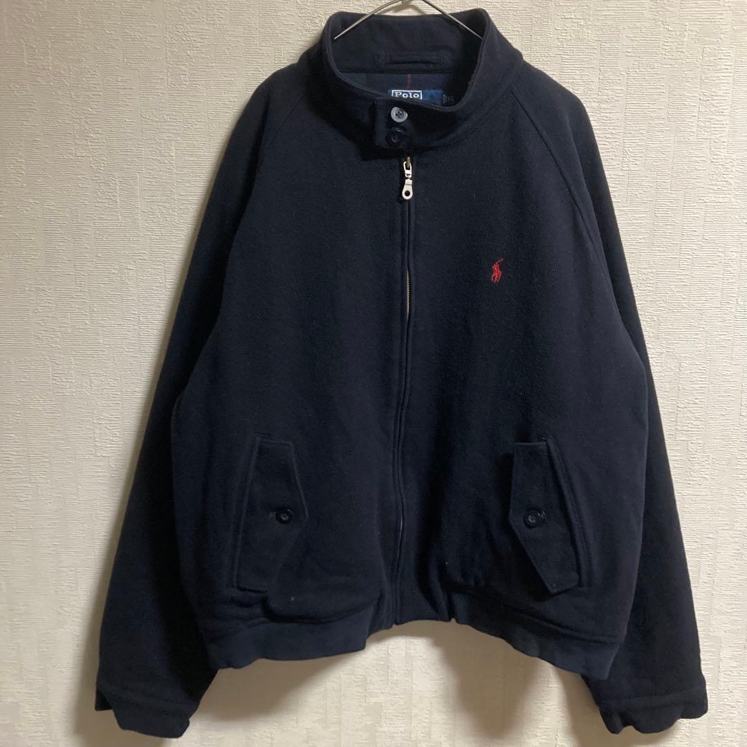 90s POLO by Ralphlauren ウール ドリズラージャケット