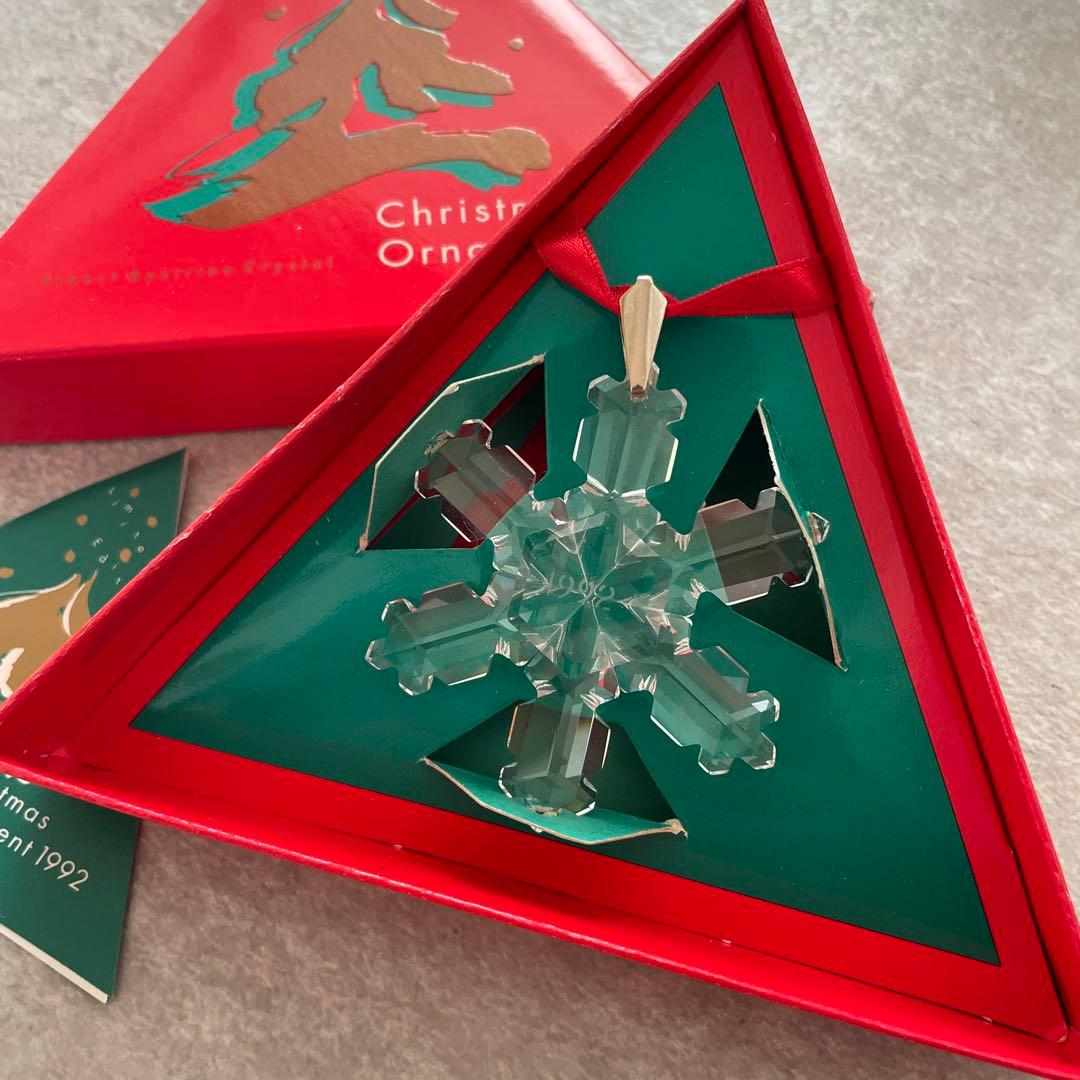 新品未使用【激レア】クリスマスオーナメント 1992年 雪の結晶 箱付きF