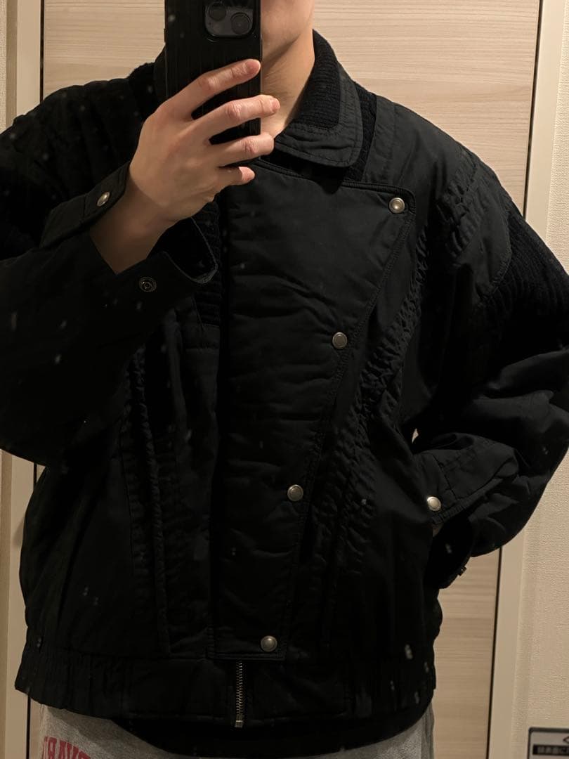 Vintage short bomber jacket blouson 短丈