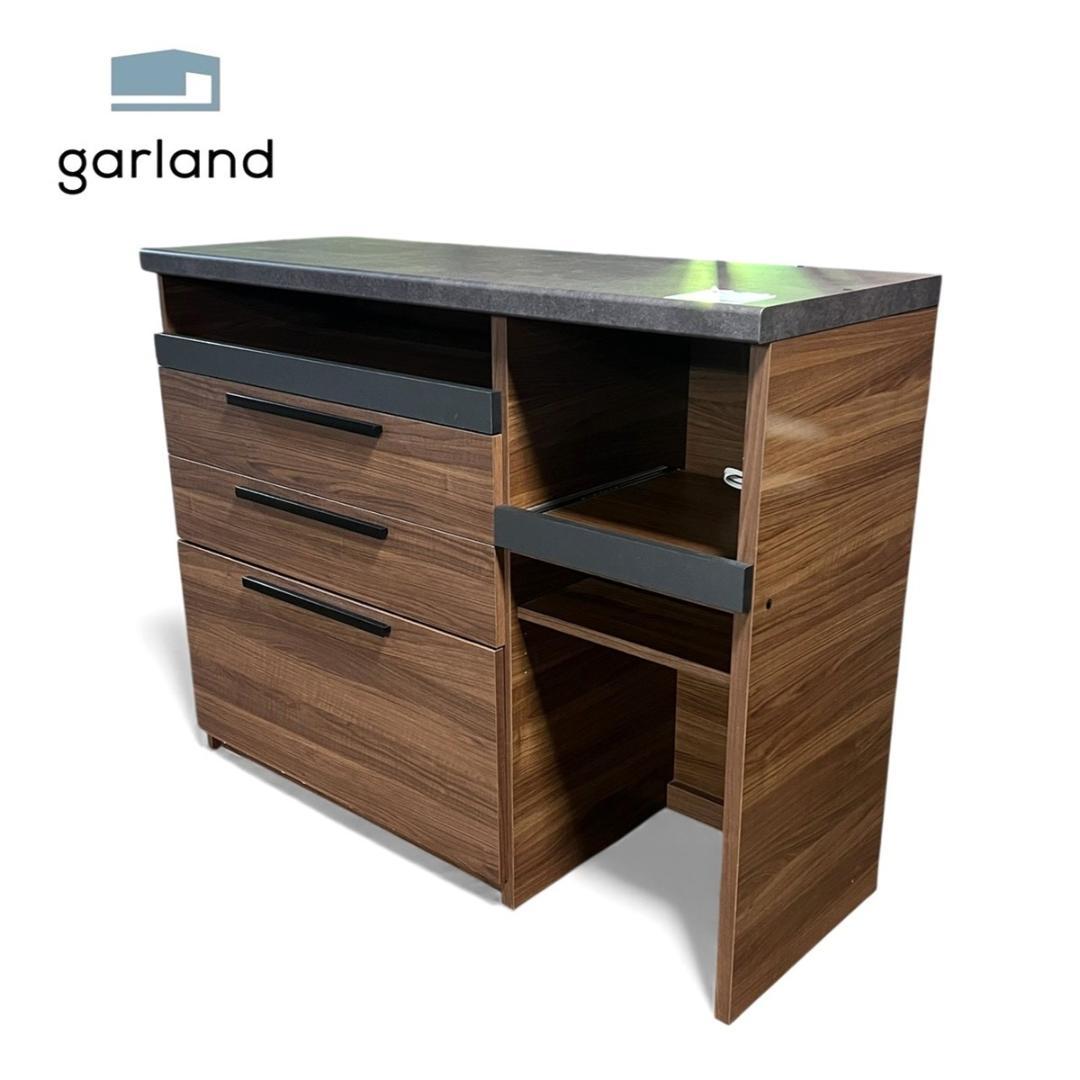 【 羽出品 】パモウナ キッチンカウンター レンジボード 食器棚 シンプル