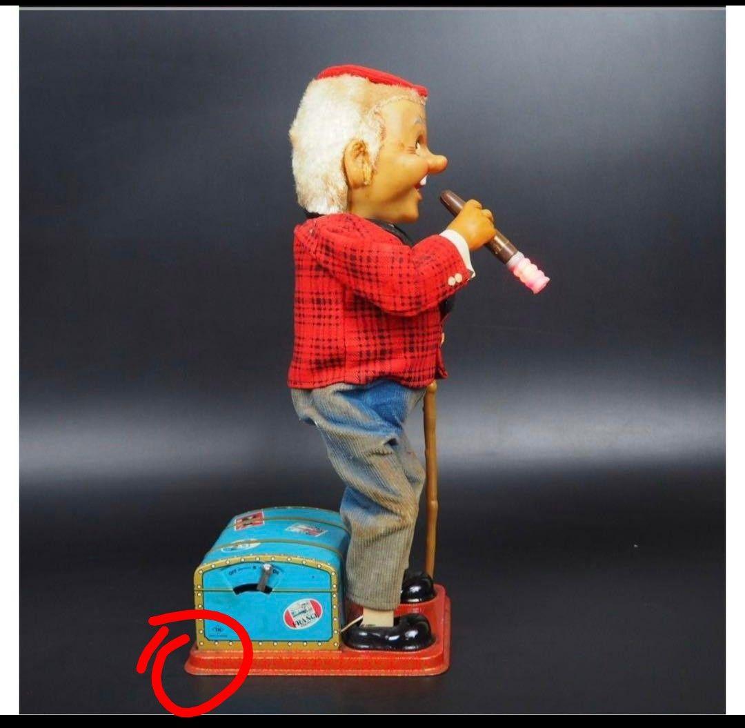 送料無料　1950年代 野村トーイマクレガータバコ おじいさん 日本製 稼働品