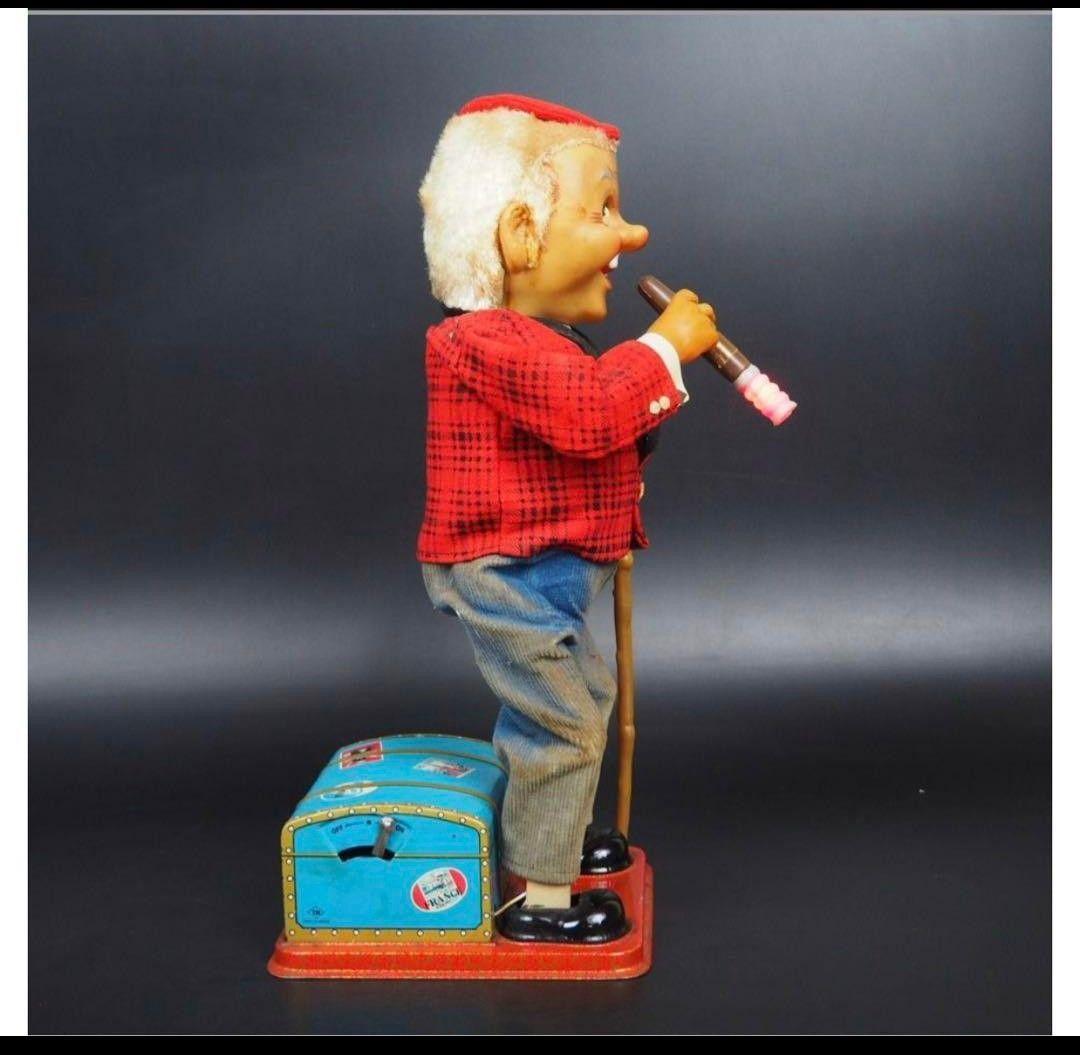 送料無料　1950年代 野村トーイマクレガータバコ おじいさん 日本製 稼働品