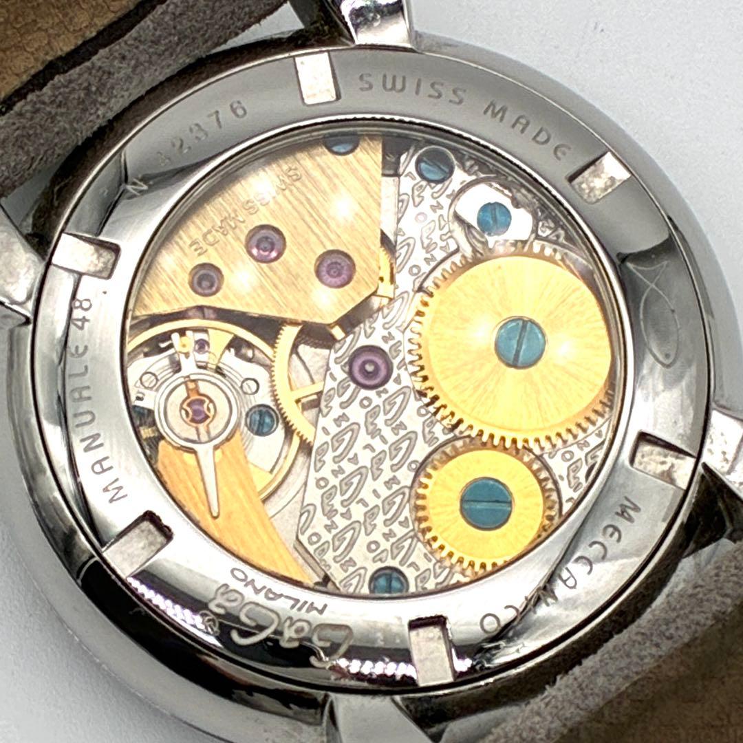 未使用級 ガガミラノ マヌアーレ48 アートコレクション 腕時計 スカル 箱付き