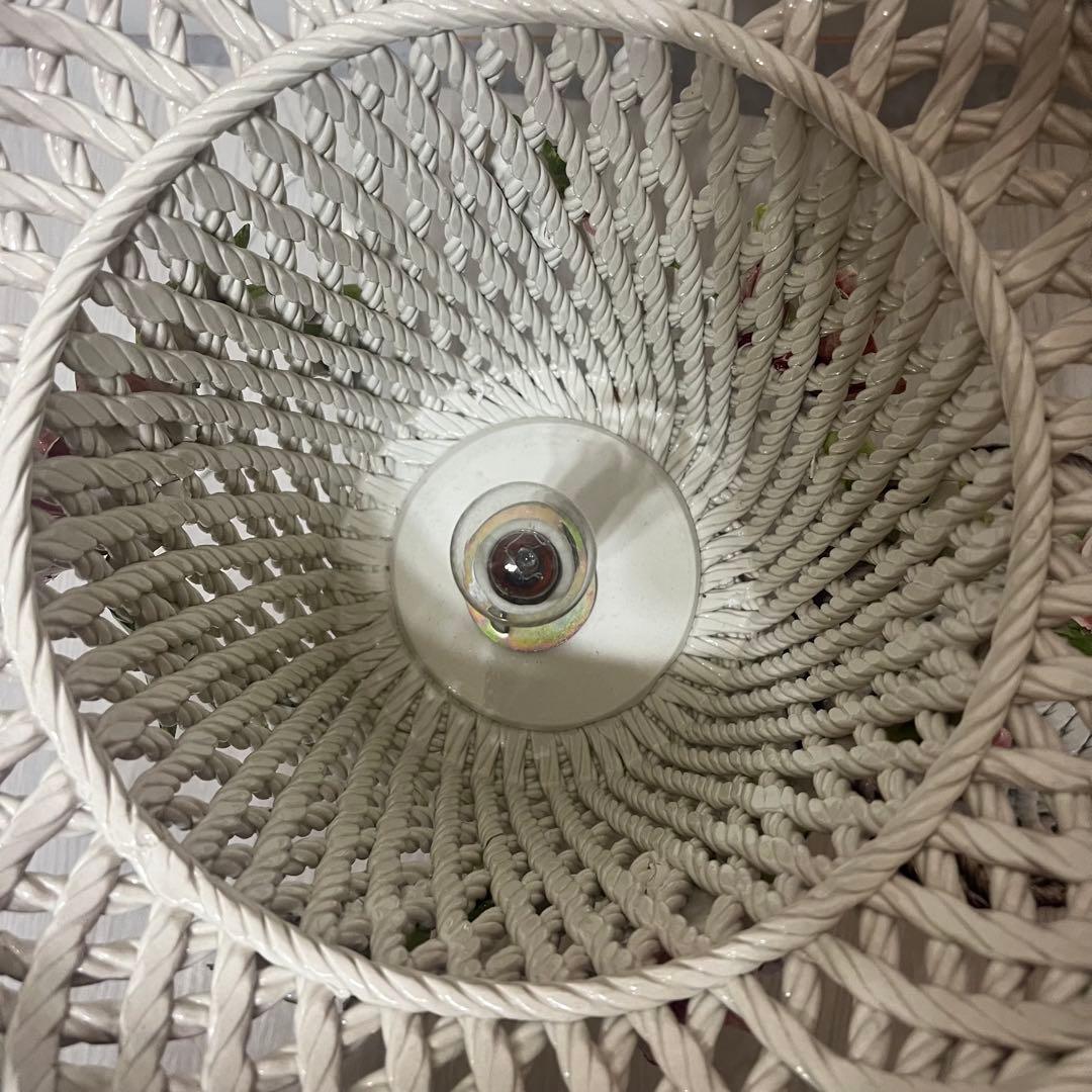 【希少】　アールヌーヴォー アンティークランプ　陶器 エンジェル 天使