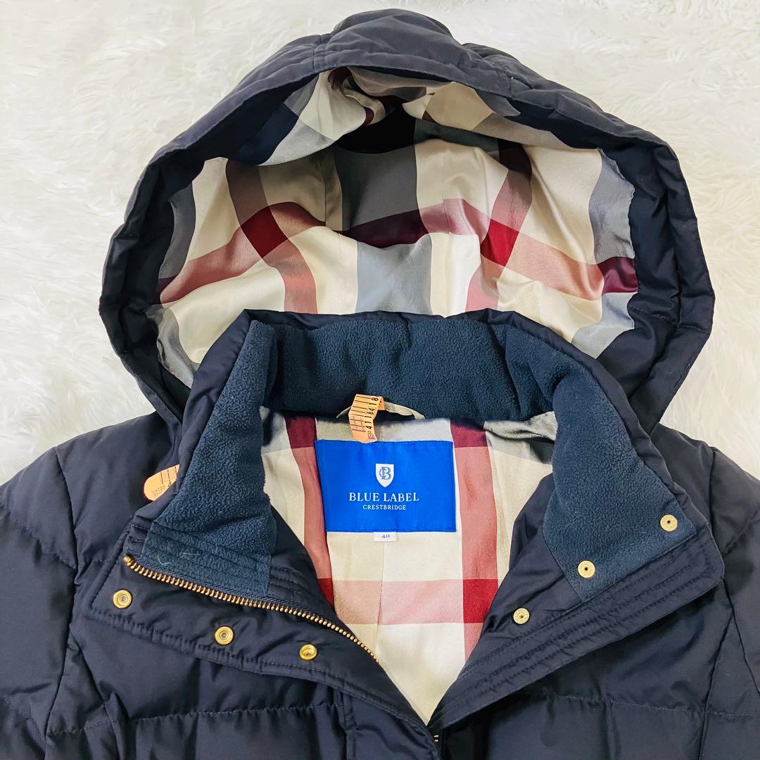定価7.5万✨ブルーレーベルクレストブリッジ ダウンコート　ロング　2way