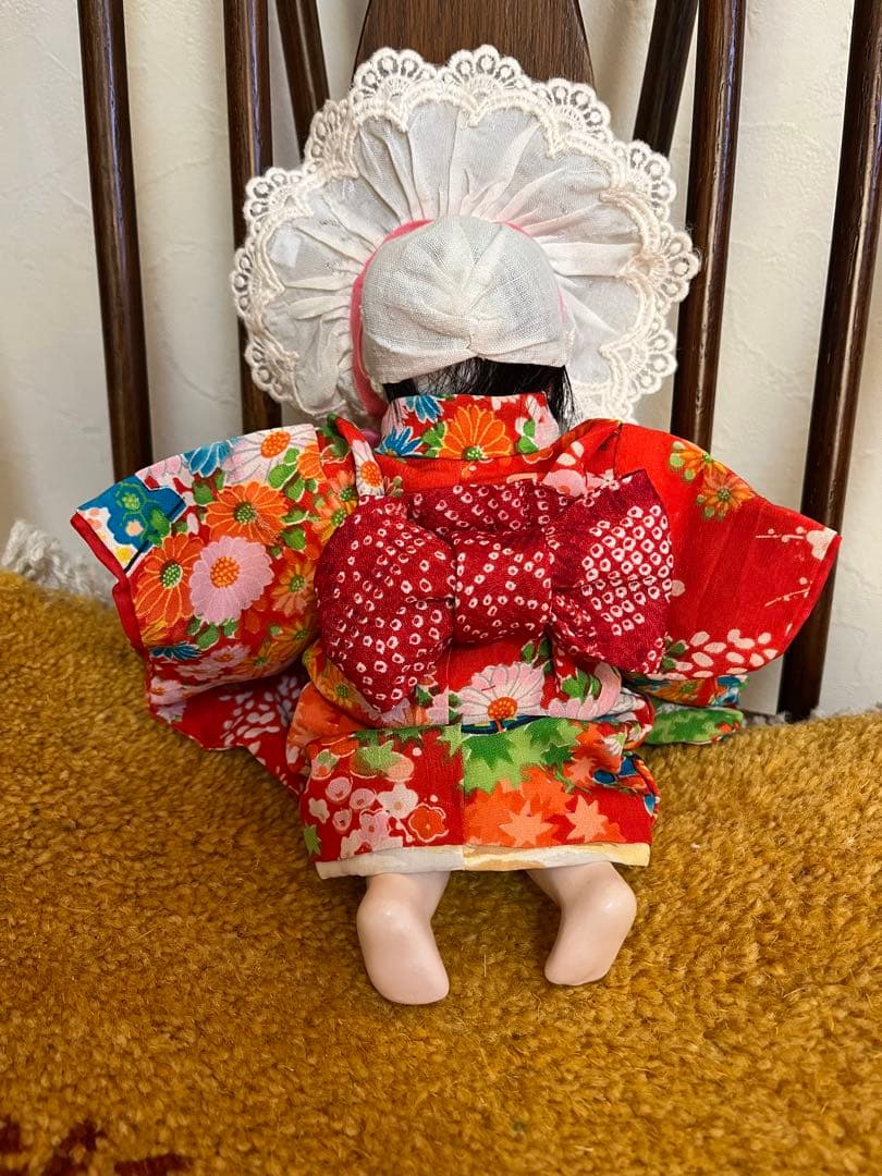 サクラビスク　赤い花柄衣装