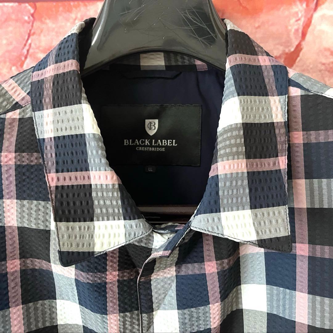 【超美品】ブラックレーベルクレストブリッジ　ジャケット　紺　XL