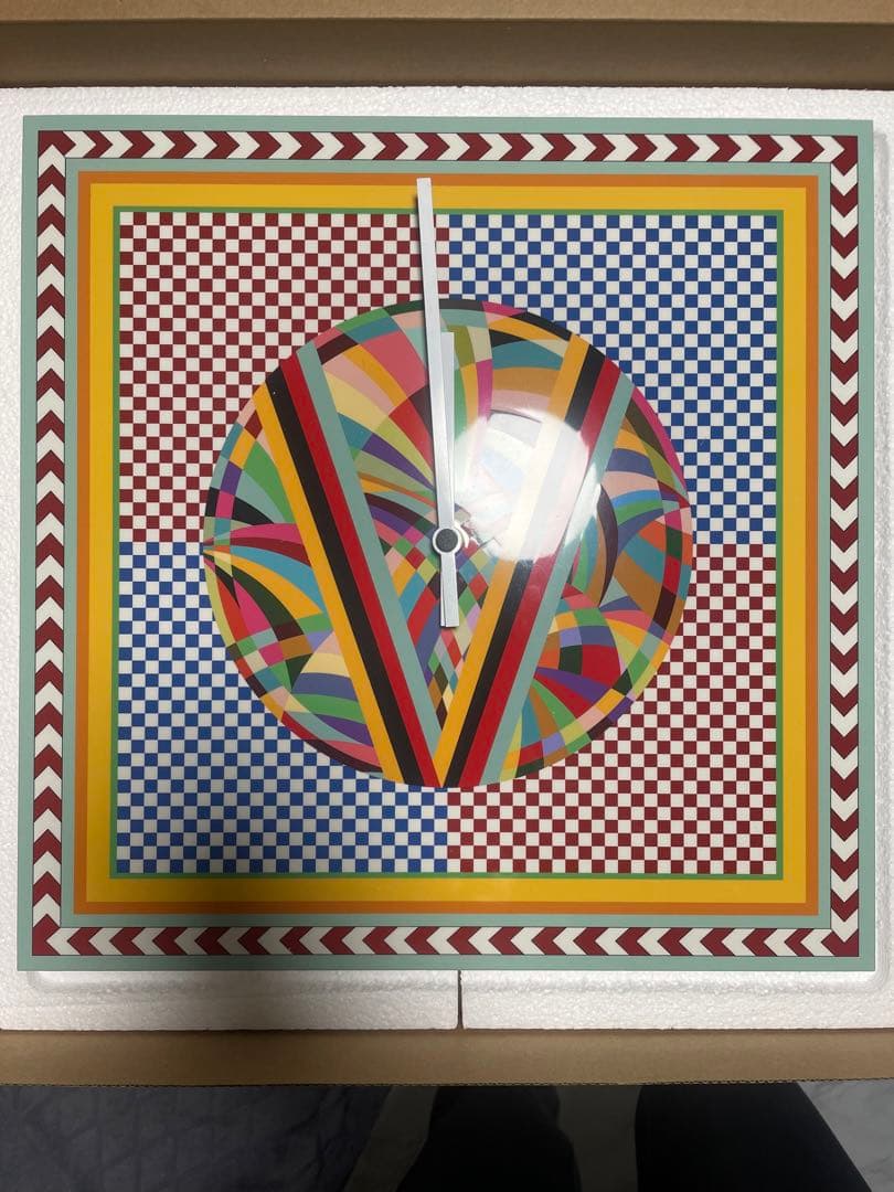 壁掛け時計　イタリア製 アートパネルクロック VESTA おしゃれ　インテリア