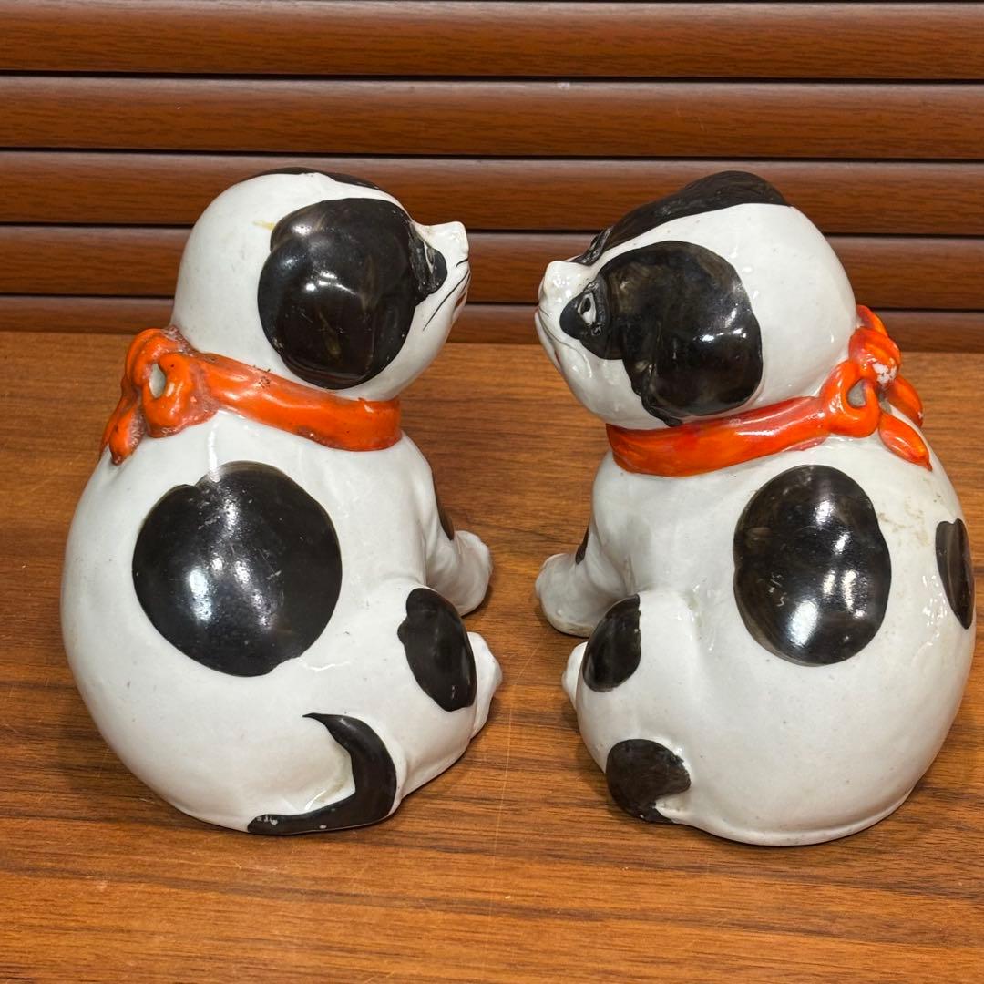 江戸時代　古伊万里　可愛い犬　狛犬