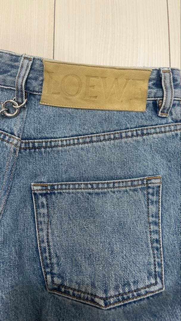 LOEWE デニム チェーン付き　ロエベ
