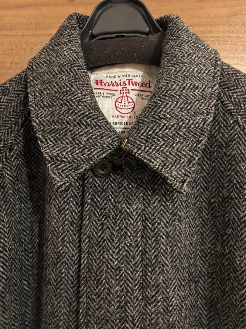 ジャケット・アウター BEAMS PLUS Bal Collar Coat Harris Tweed