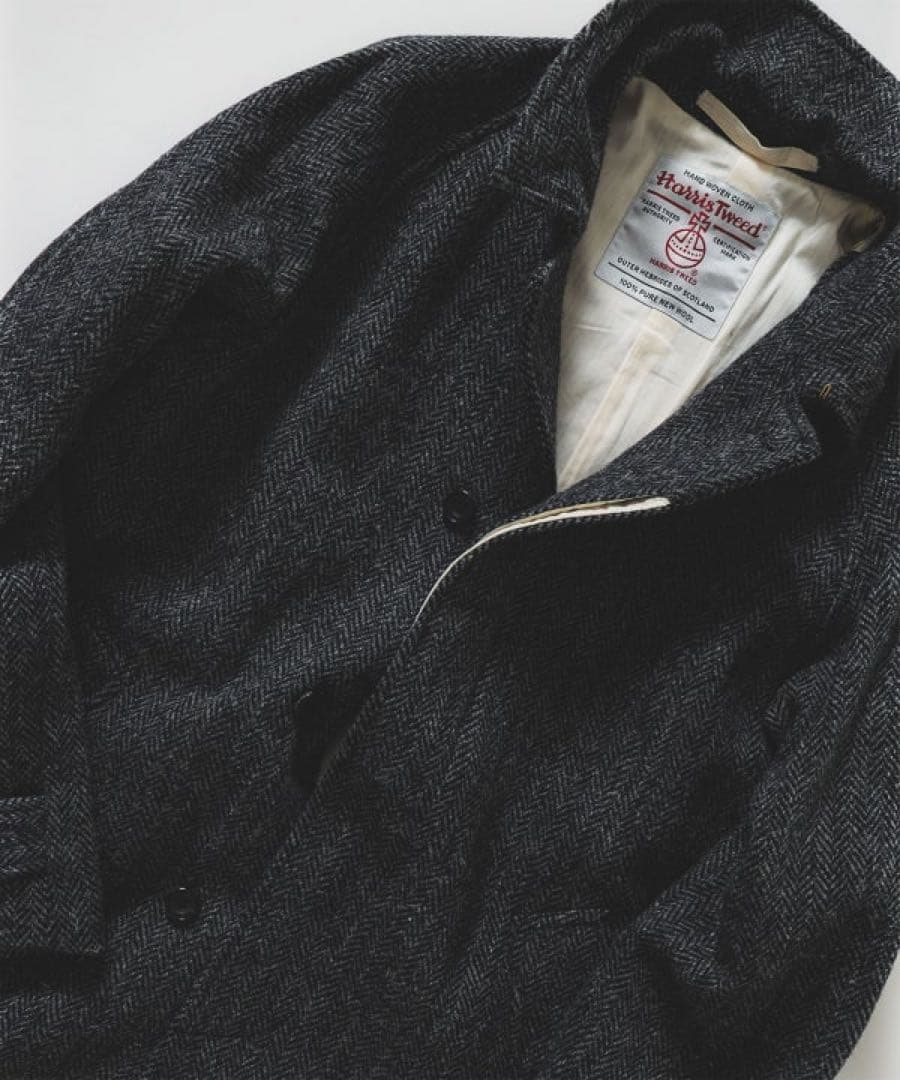 ジャケット・アウター BEAMS PLUS Bal Collar Coat Harris Tweed