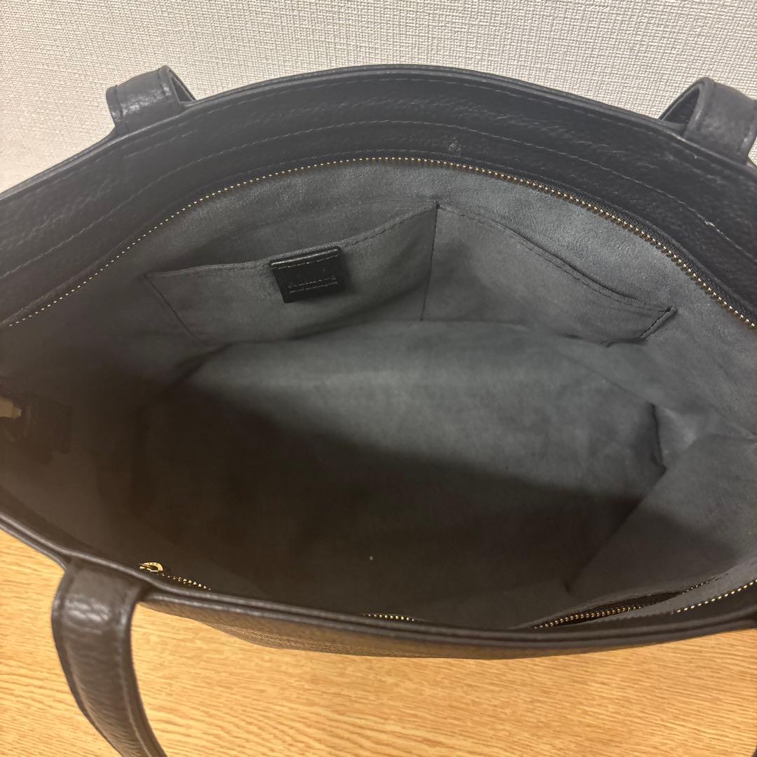 ハッシュタグ　トートバッグ　レザー　シボ革　ビジネス　通勤