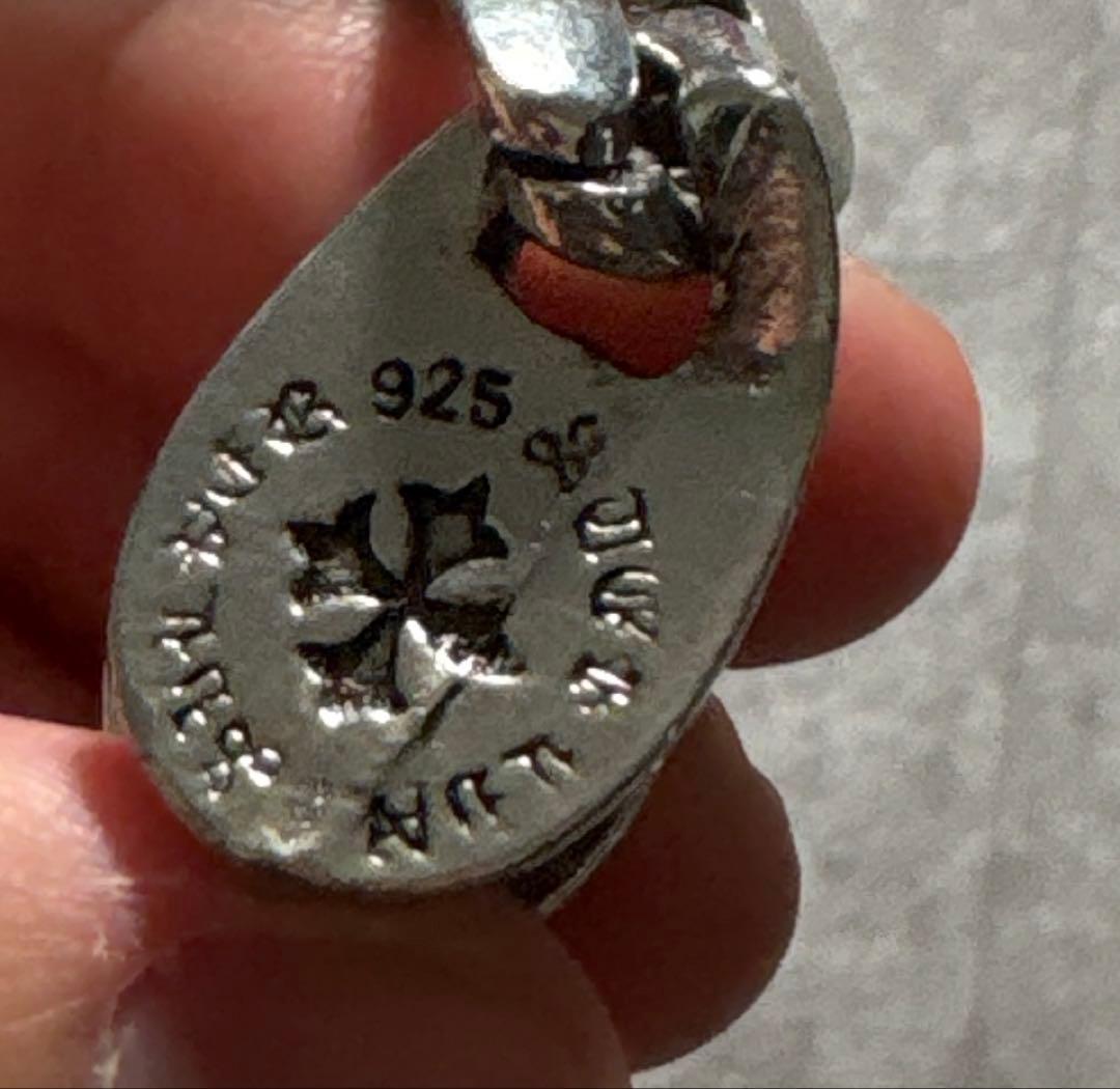 キ*キ様 unknown cross motif silver bracelet