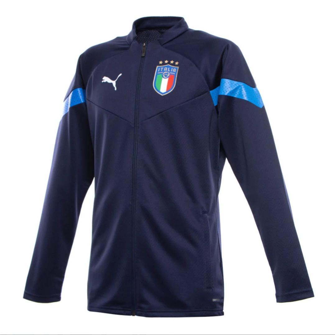 イタリア代表 2022 フルジップトレーニング上下 ネイビー 海外Ｍ 正規品