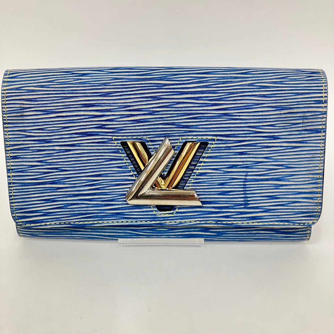 【極美品】Louis Vuitton エピデニム ポルトフォイユツイスト 長財布