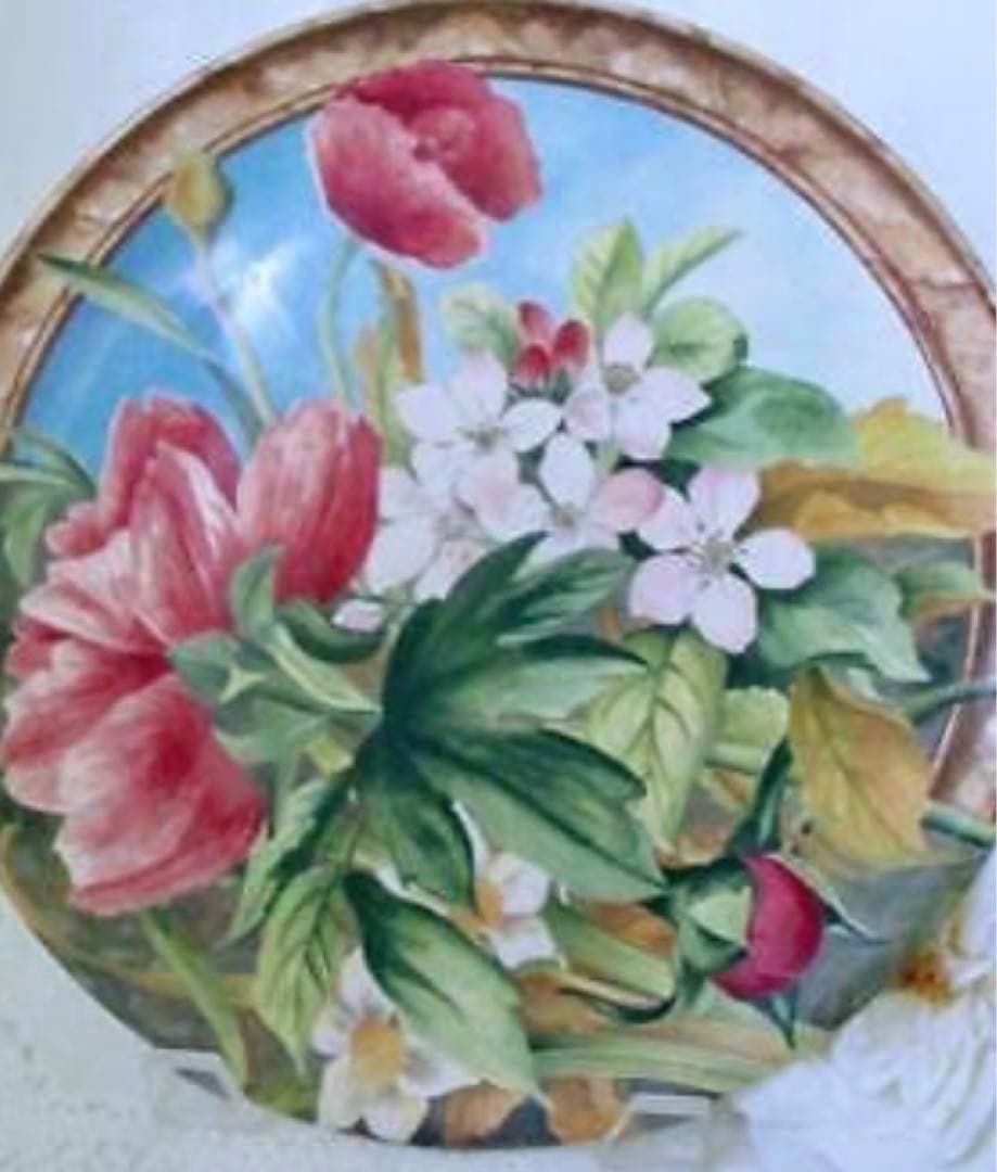 gien volupte ボタニカルフローラル大皿