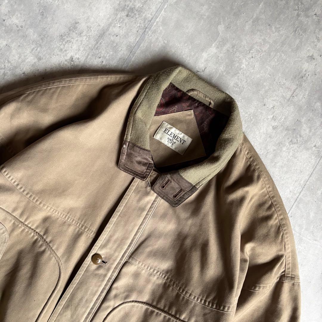 【80s vintage】スイングトップ　裏地ペイズリー　セパポケ　短丈　古着