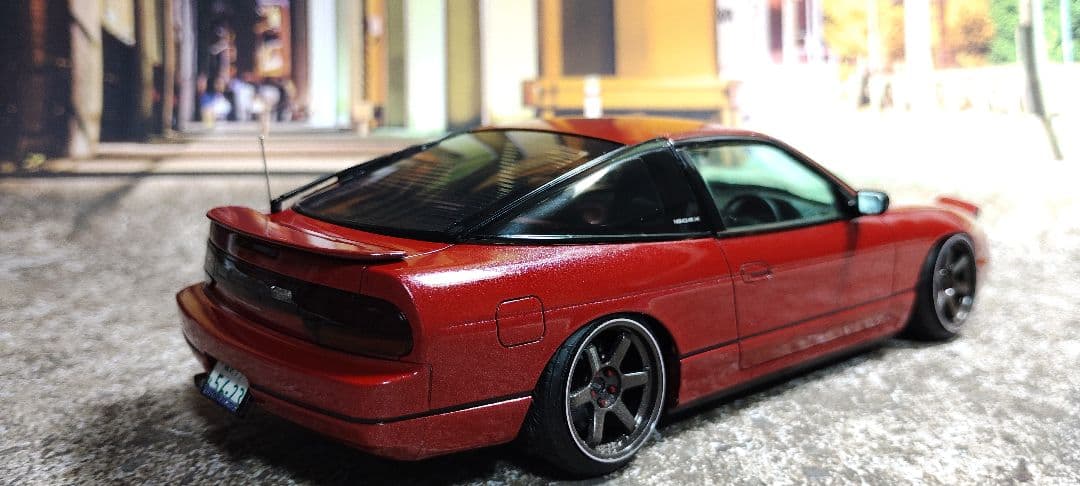 カズさん専用 アオシ 1/24 マークⅡ180SX TYPE II 2台完成品