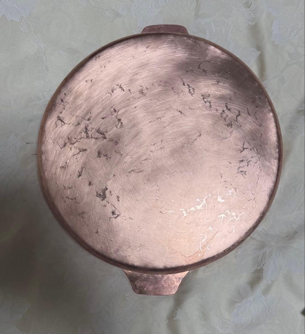 京都有次　銅製すき焼き鍋 特注品　直径27cm