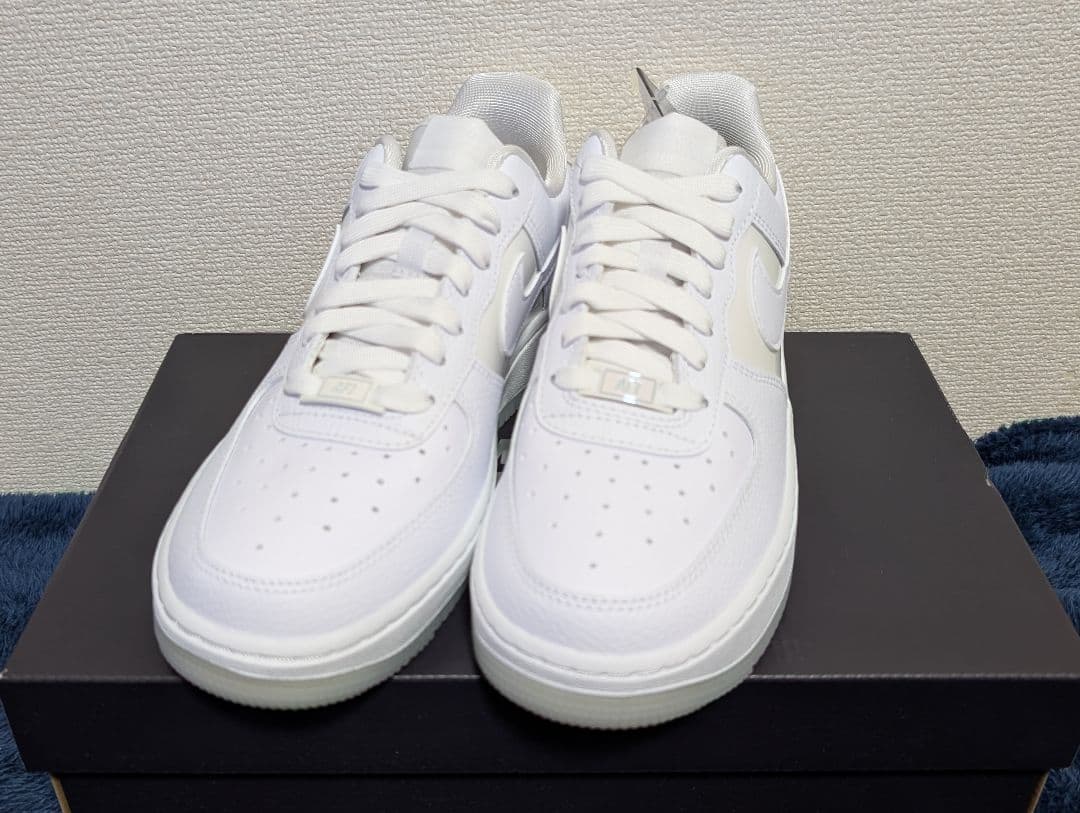 Nike Air Force 1 ホワイトスニーカー 25cm