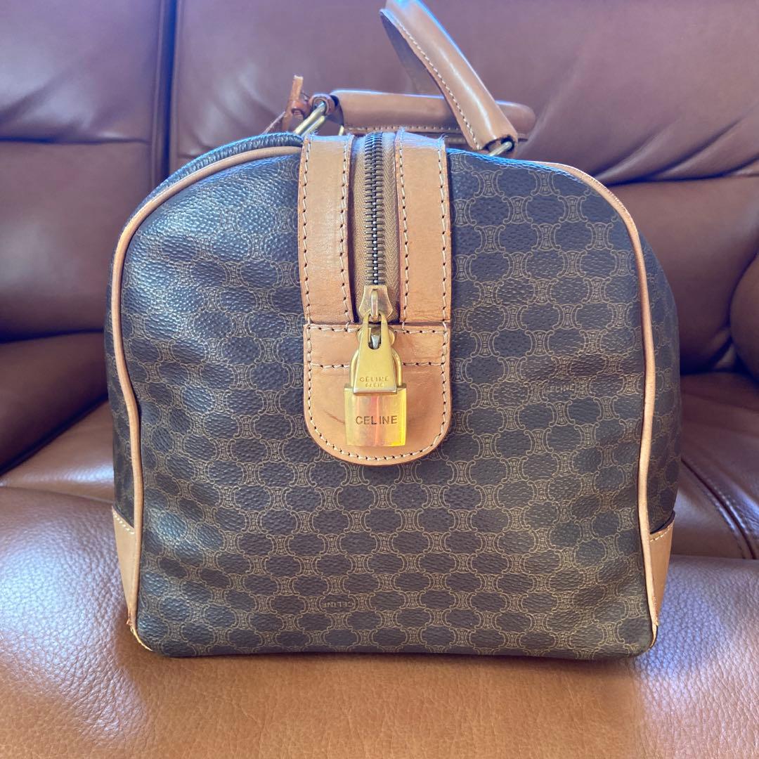 CELINE セリーヌ ボストン ゴルフ　レザー