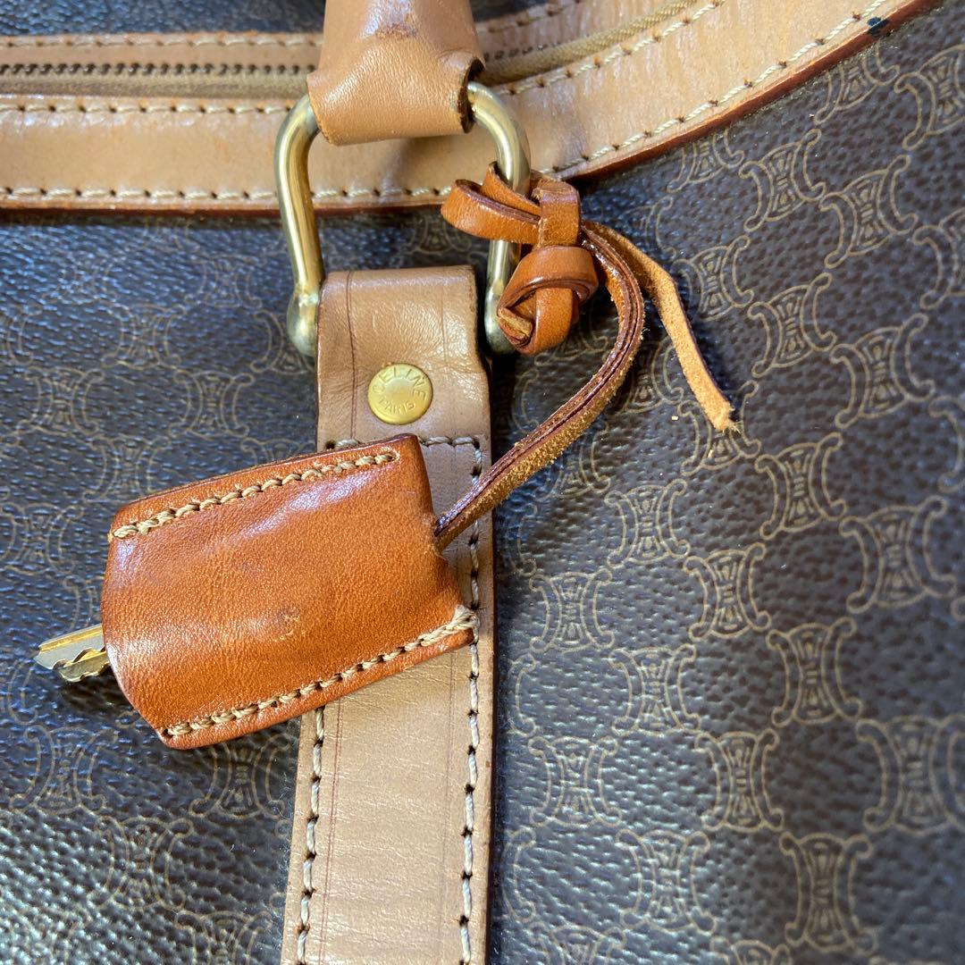 CELINE セリーヌ ボストン ゴルフ　レザー
