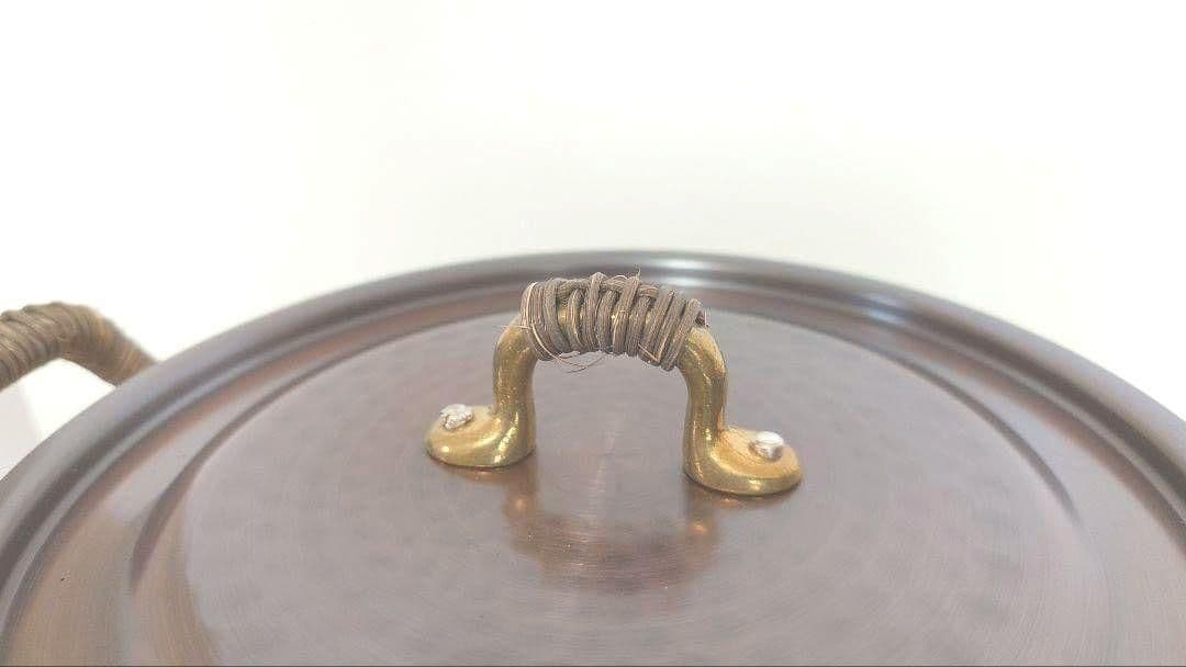 新光金属 COPPER100  WARE 純銅ブロンズ煮込み鍋20cm