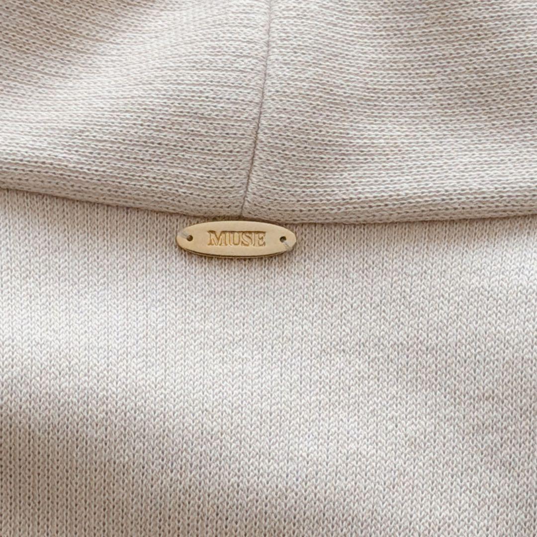 ドゥーズィエムクラス Twins cotton ショートガウン ノーカラー