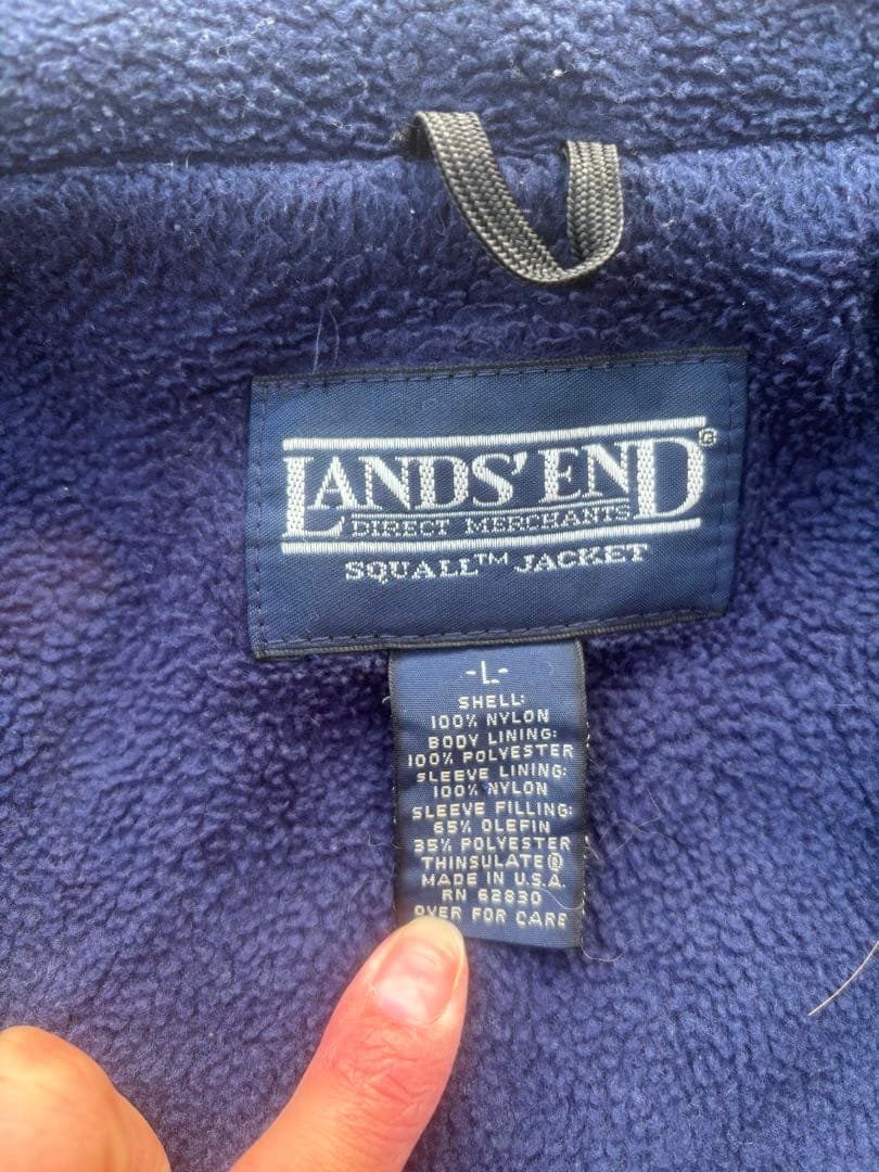 90s LANDS’ END ウォームアップジャケット ヴィンテージ