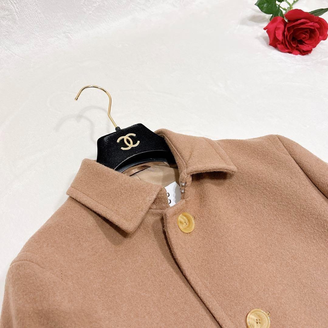 新品同様✨　マッキントッシュ　ステンカラー　コート　ウール　　ブラウン　36