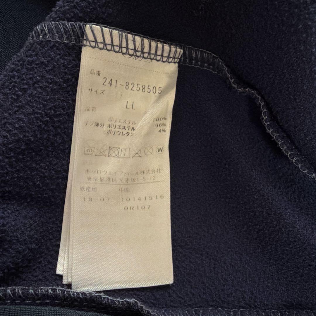 希少 LL Callaway レザー調 フリース裏地 ブルゾン ゴルフウェア