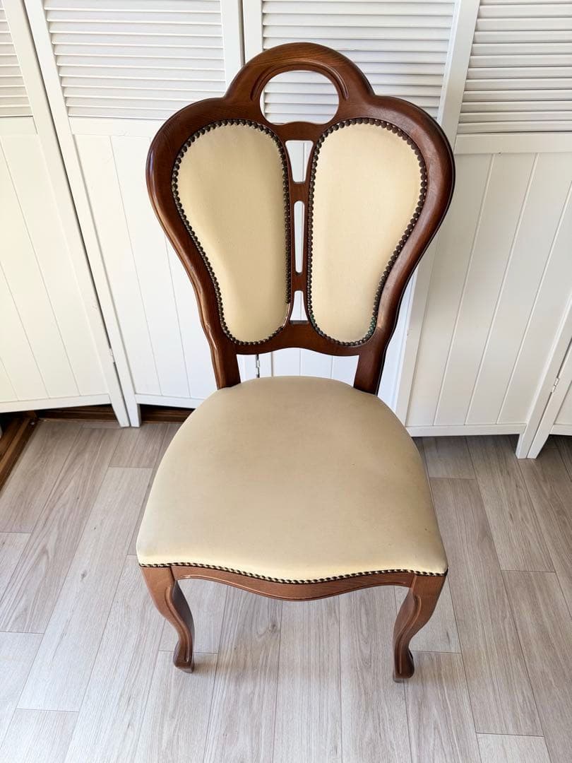 ④サルタレッリ ダイニングチェア 猫脚チェア 1脚　(4脚同時販売)