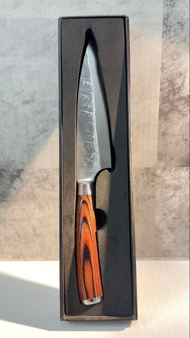 【新品未使用】ペティーナイフ【日本製和包丁】粉末ハイス鋼 SRS13鋼