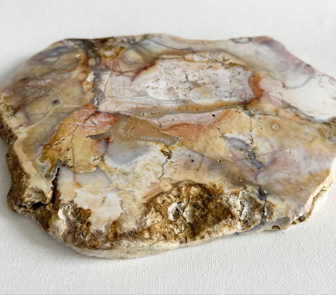 【新品未使用】アゲート　瑪瑙　スラブ　プレート　 約15㎝×20㎝
