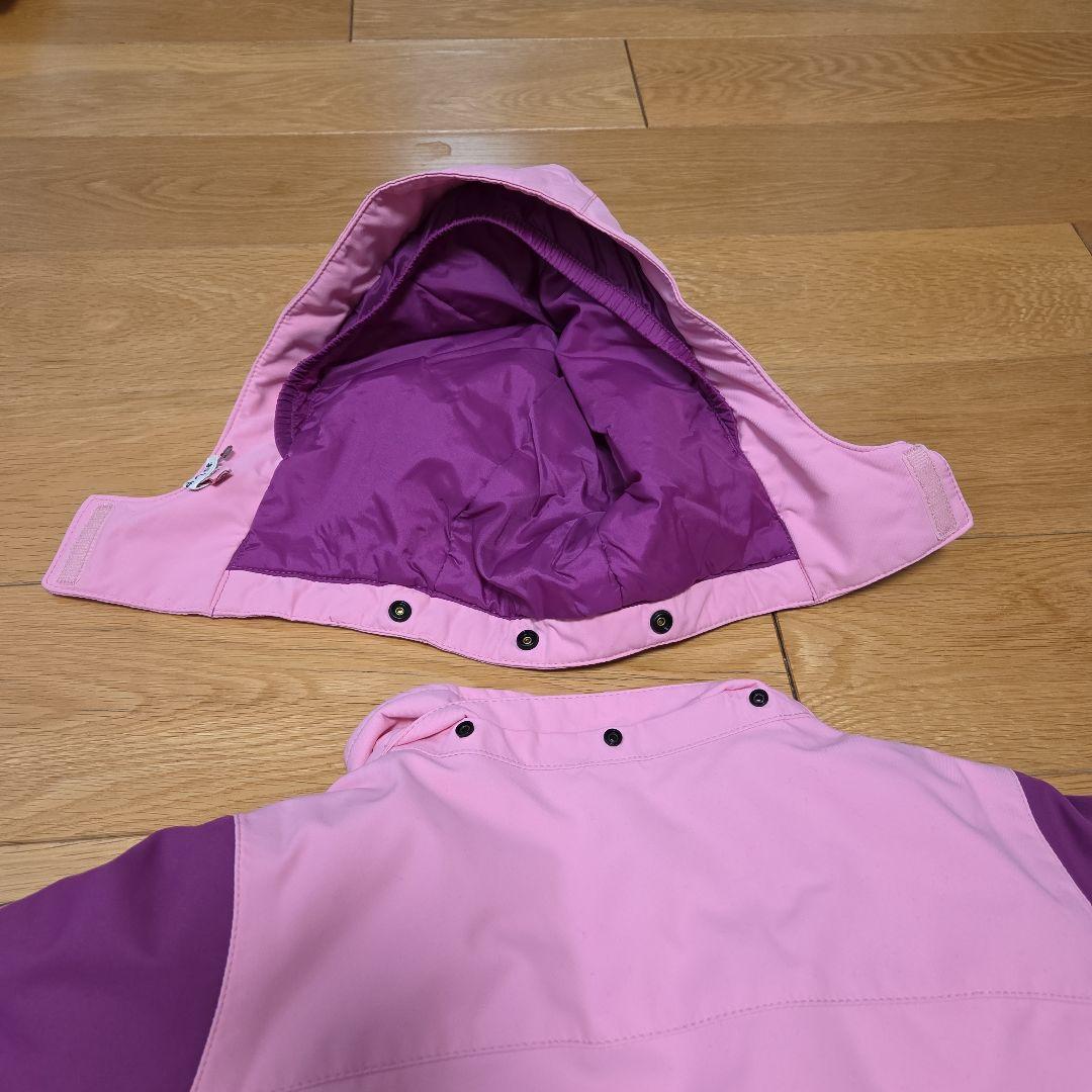 BURTON　バートン　子どもスノーボードスキーウェア　ピンク紫　100 110