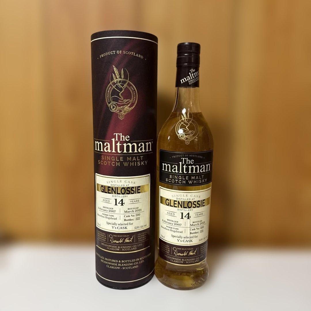 ウイスキー The maltman Glenlossie 14 Years