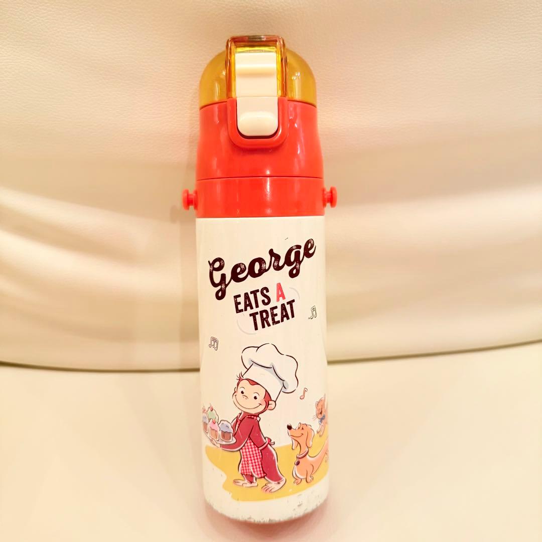 【最終価格‼️総額9,300円】おさるのジョージ お弁当 水筒 箸 ５点セット