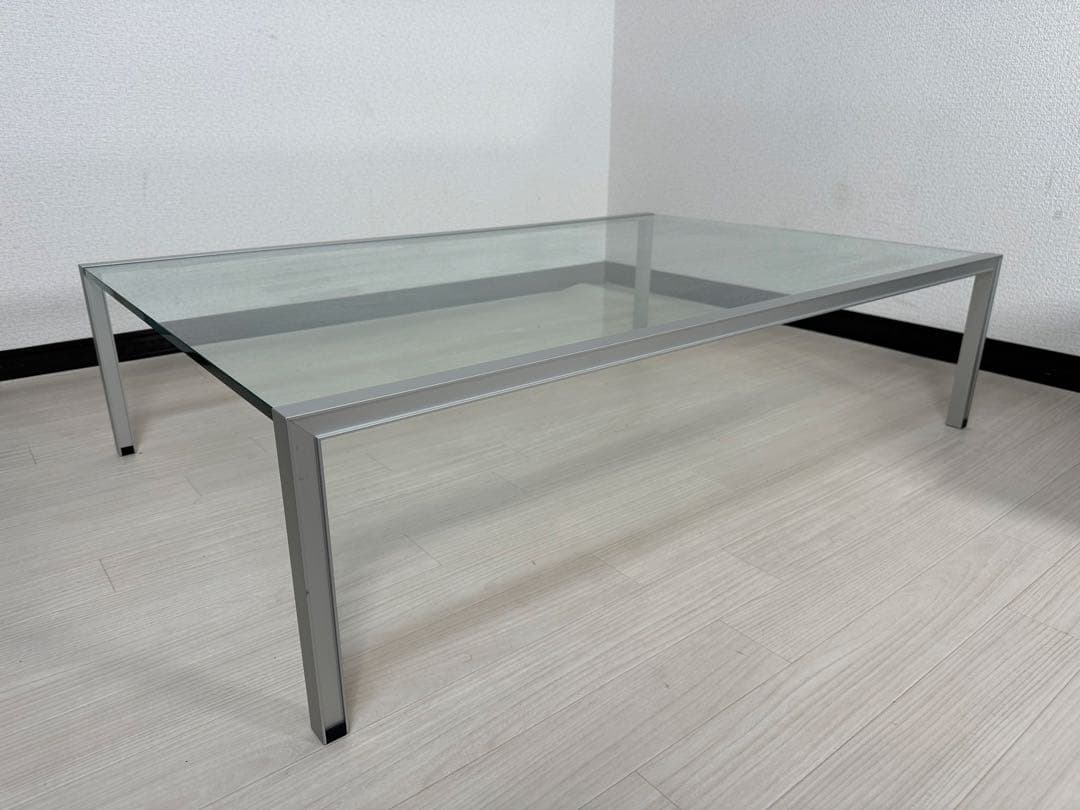 カッシーナ Team by Wellis ガラス センターテーブル※i4※