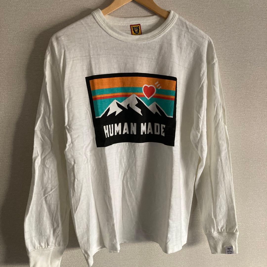 ヒューマンメイド ロンT 長袖 白