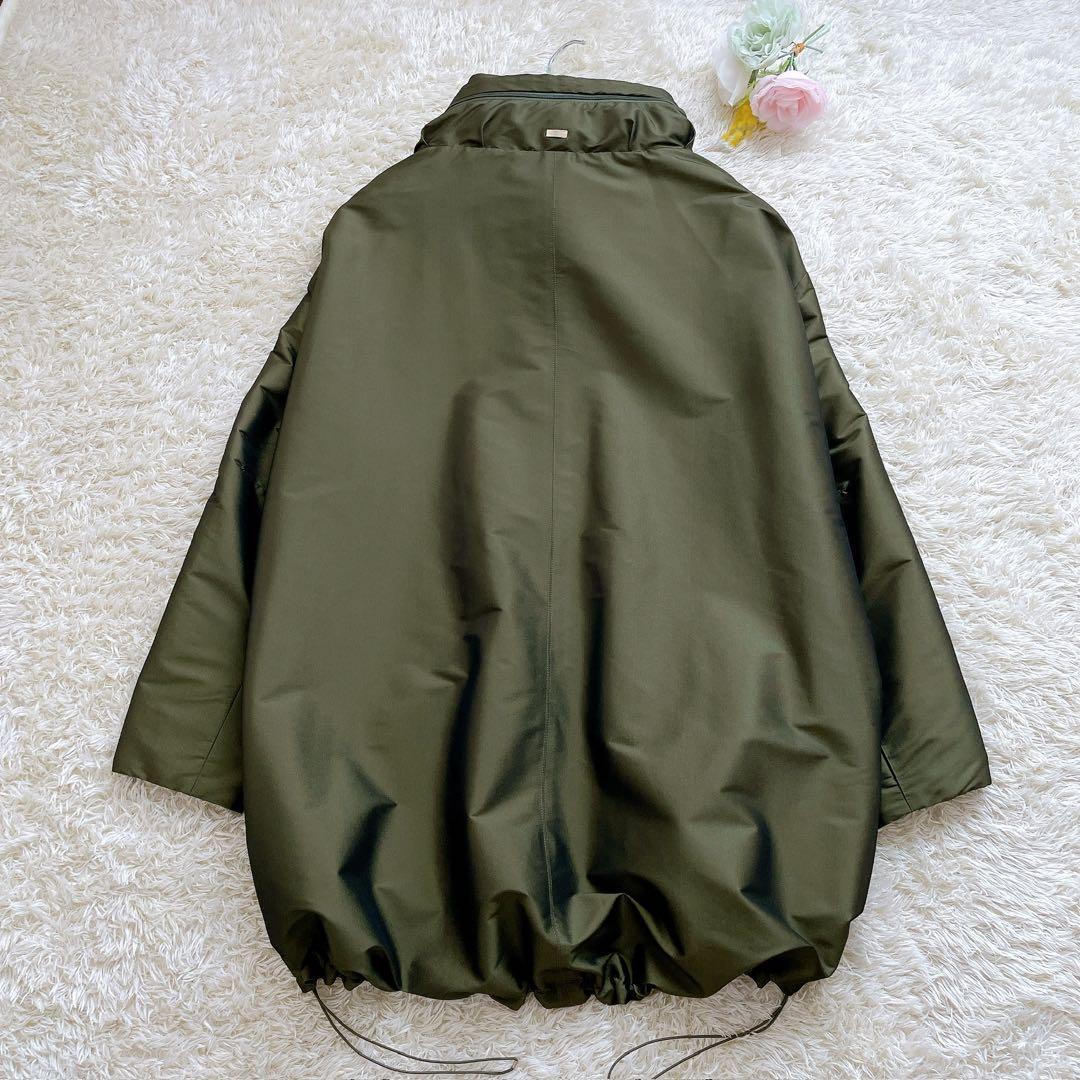 極美品✨HERNO モッズコート フード付 2way 44サイズ カーキ