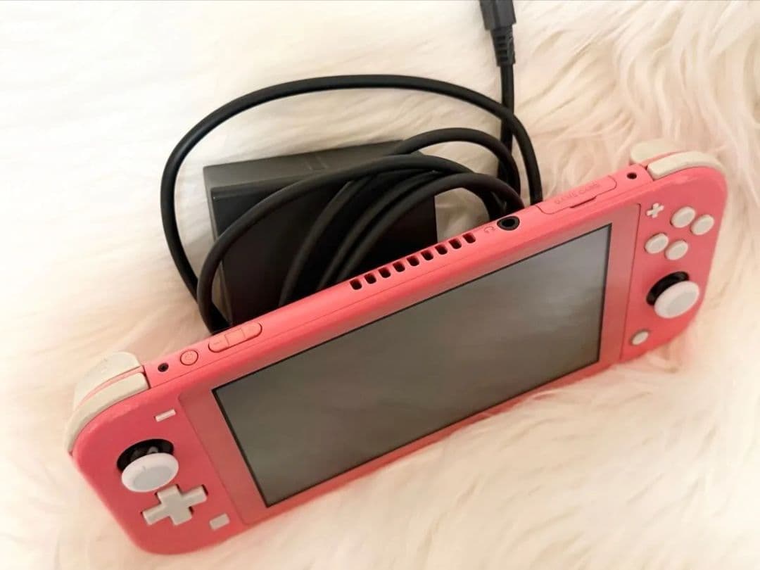 Nintendo Switch Lite コーラル ピンク 充電器付き
