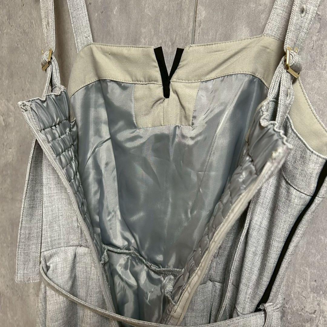 新品 Apuweiser-riche ベルト付パイピングジャンスカ ワンピース