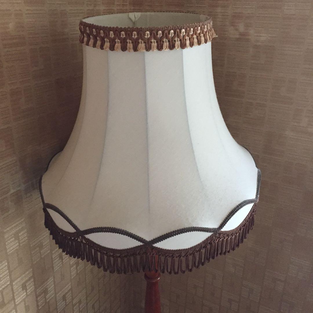 フロアライト アンティーク ウッド調/フロアランプ/間接照明/レトロ