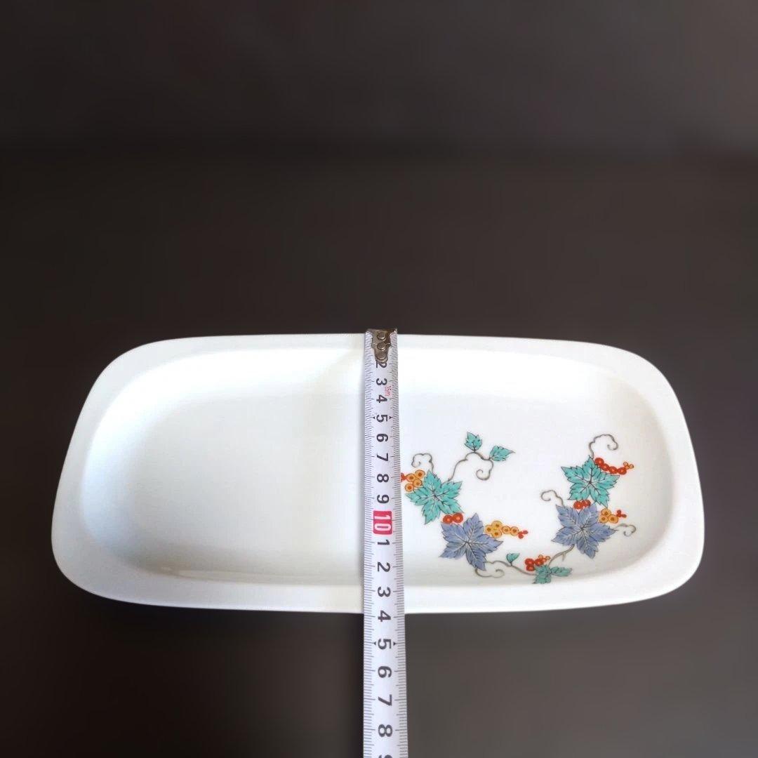 新品 有田焼 十三代柿右衛門窯筆頭絵付師舘林 古琳庵 長皿５枚