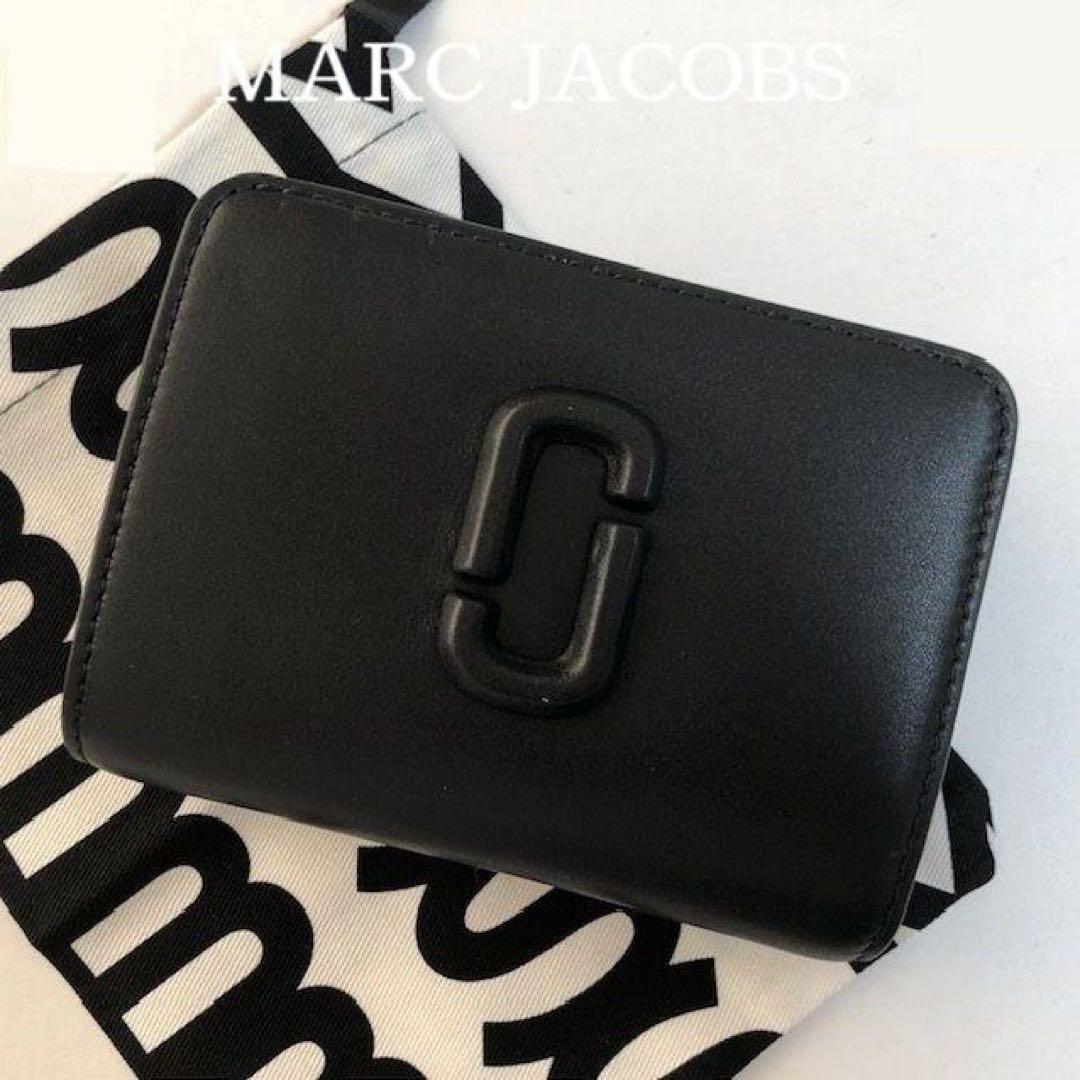 MARC JACOBS マークジェイコブス レザー 二つ折り財布 Jマーク