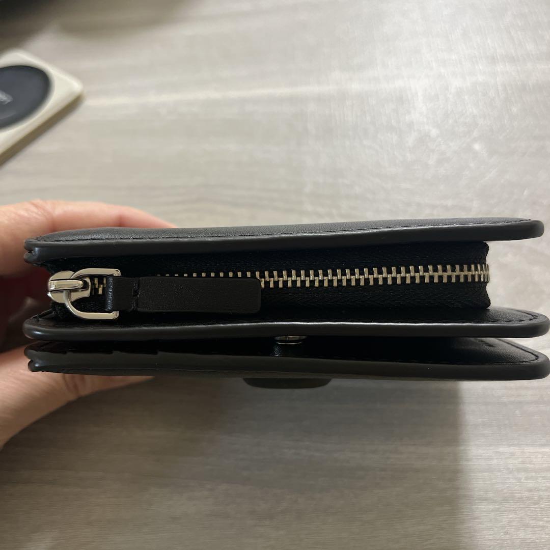 MARC JACOBS マークジェイコブス レザー 二つ折り財布 Jマーク