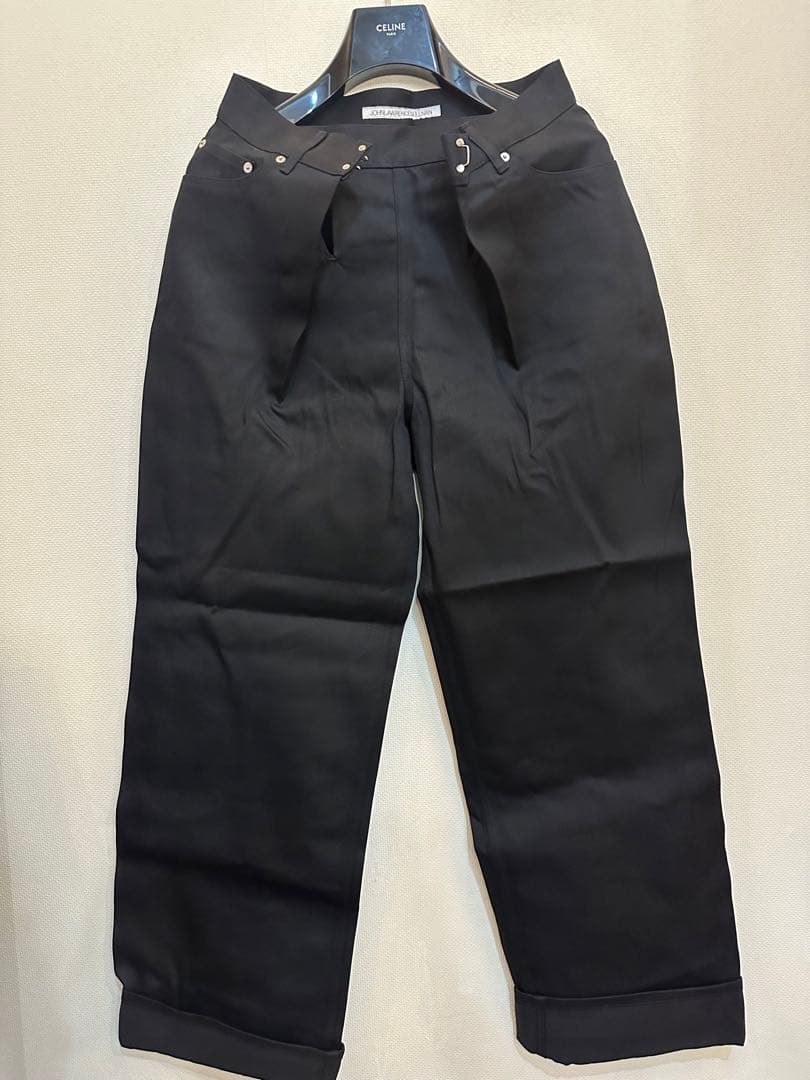 JOHN LAWRENCE SULLIVANブラックデニムパンツ
